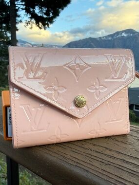 Pink Patent Leather Wallet
